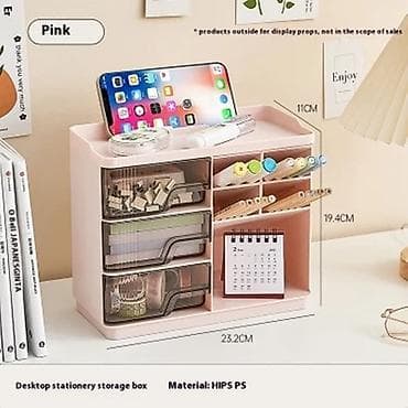 ləvazimat: Masaüstü dəftərxana organizeri – çoxbölməli saxlama qutusu Masa Üstü — 3