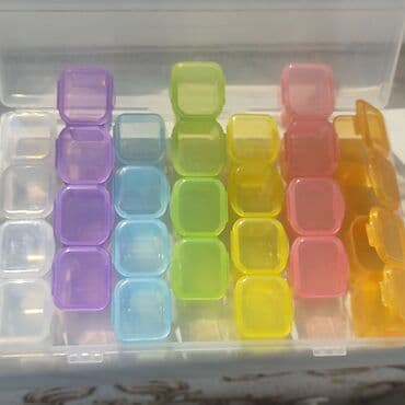 gurcu xengeli sifarisi: Muncuq qabı. 28 gözü var və hər birinin öz qapağı var — 3