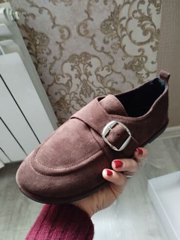 Tərliklər: Məhsul: “The Row” brendi gadin mokasinləri - Material: yumşaq süet — 3