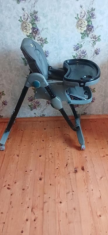 usaq geyimleri: Uşaq üçün yemək stulu – Masal Kids - Rəng: tünd boz/qaranlıq boz — 2