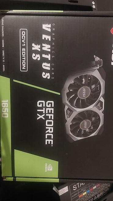 macbook 12: Videokart MSI GeForce GTX 1650, 4 GB — 4