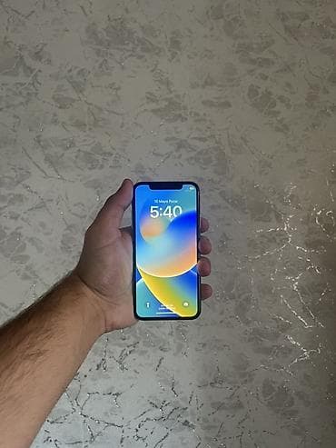 azercell 4g modem: IPhone X, 64 GB, Gümüşü, Simsiz şarj, Face ID — 2