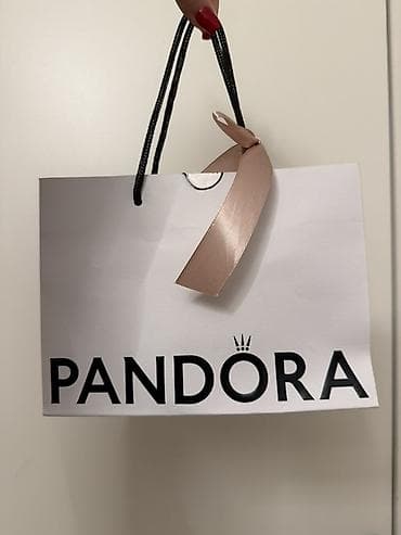 qizil qolbaqlar: Pandora Sparkling Heart Tennis Bracelet – orijinal (istifadə — 3