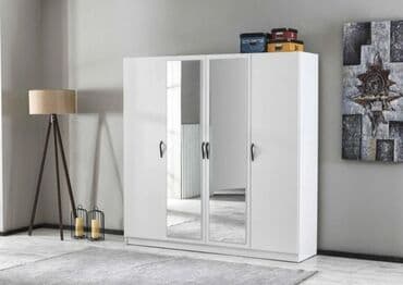 Masalar və oturacaqlar: Yeni, Açılan, 4 qapılı Düz dolab, Şifonyer, Azərbaycan — 1