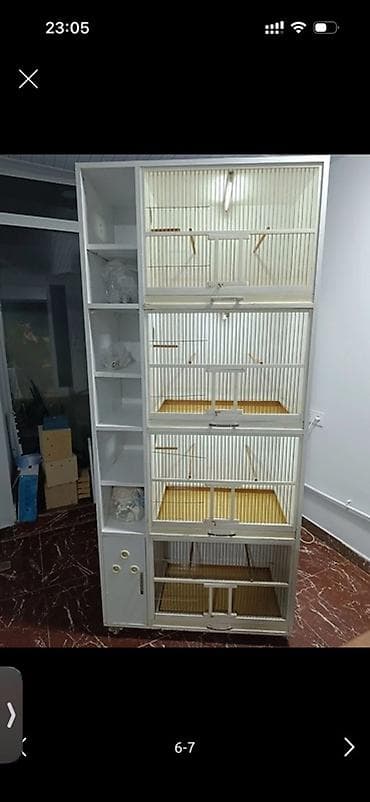 2 metr hündürlükdə qəfəs volyer. Yan hissəsinin qapılarıda var özüm