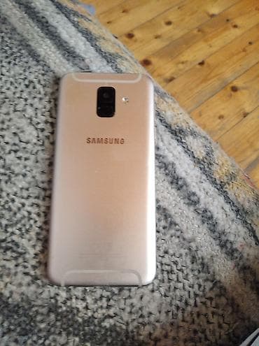 redimi 9 a: Samsung Galaxy A6, 32 GB, rəng - Qızılı, Barmaq izi — 1
