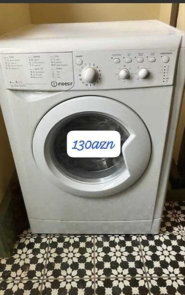 İndesit önyükləməli paltaryuyan maşın - Ön yükləmə sistemi, ağ korpus