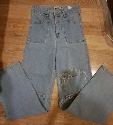 Джинсы, Zara, M, цвет - Голубой