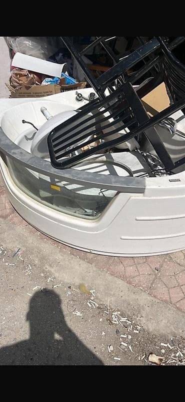 Hidromassajlı künc vanna kabinəsi - Künc tipli, ön hissəsi şüşə