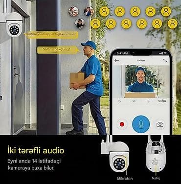 sony a 7 3: Çox funksiyalı 360° təhlükəsizlik kamerası. Kabelsizdir. İnternet — 5