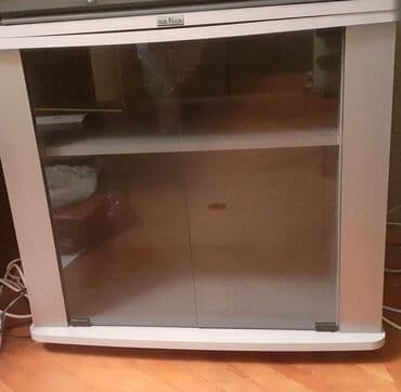 столешница баку: Б/у, Прямой ТВ стенд, С полками, Стеклянный — 1