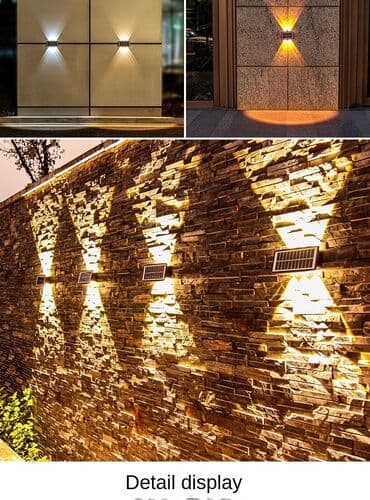 Süni güllər: Bağ işıqı Divara quraşdırılmış, 6 Vt — 11