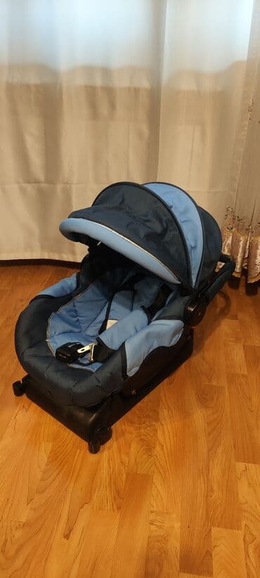 Daewoo: Классическая прогулочная коляска, Б/у, Пол: Мальчик, Возраст: 1-6 месяцев, Самовывоз — 7