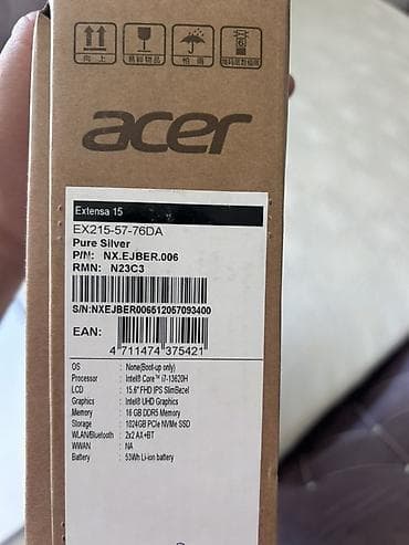 asus notebook: Acer Extensa, 15.6 ", Intel Core i7, 1 TB — 4
