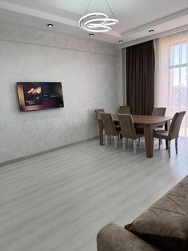 basenili evler: Qara-Qarayev metrosunun duz yani. 3 otaq 116 kv. Menzil 19 mertebenin — 4