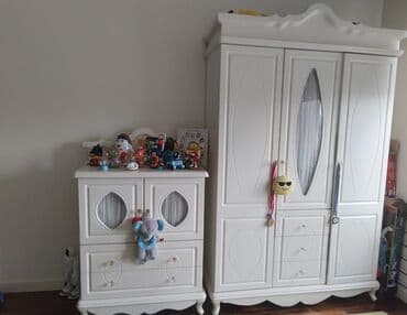 школьные парты и стулья: Oğlan və qız üçün, İşlənmiş, 2 tumba, Dolab, Komod — 5