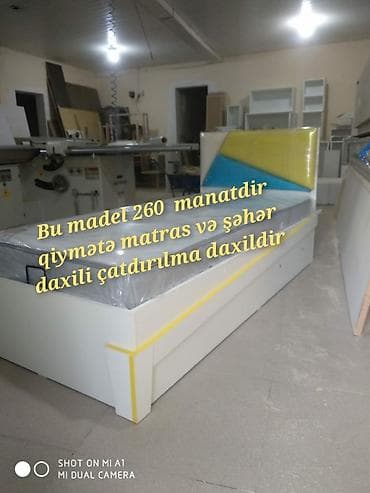 Yeni, Təknəfərlik çarpayı, Matras ilə