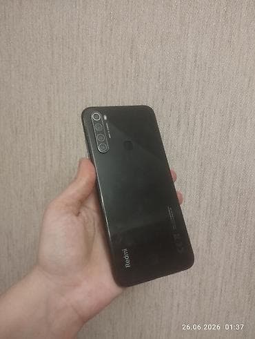 Redmi Note 8, 64 GB, rəng - Qara, Barmaq izi