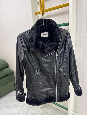 godekce deri: Qadınlar üçün qara “MyLook” qış gödəkçəsi Qisa Don, Yun Qısa Qol — 2