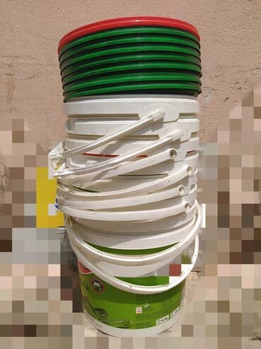 uşaqlar üçün dərin boşqablar: Plastik vedrələr. Qida üçün. Qalın və dözümlü materialdan olan — 5