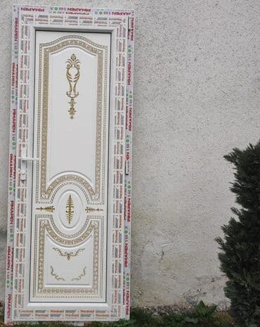 plastik qapılar: Yeni Plastik qapı Zamok və çərçivə ilə, Zəmanətli, Pulsuz quraşdırma, Pulsuz çatdırılma, Ünvandan götürmə, Rayonlara çatdırılma — 3