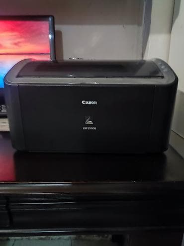 printer wf: Canon LBP2900B lazer printer - Tip: Monoxrom (qara-ağ) lazer printer — 4
