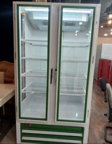 İki qapılı vitrin soyuducu - Şüşə vitrinli, iki qanadlı qapı –