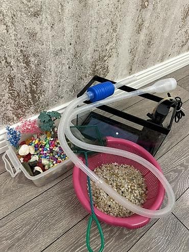 Dördbucaq akvarium, Boş, 6 l, Ünvandan götürmə