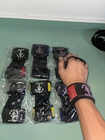 velo diski: Məhsul: GOZO GYM qol üçün tutacaq/qaldırma qayışı (lifting grips) — 1