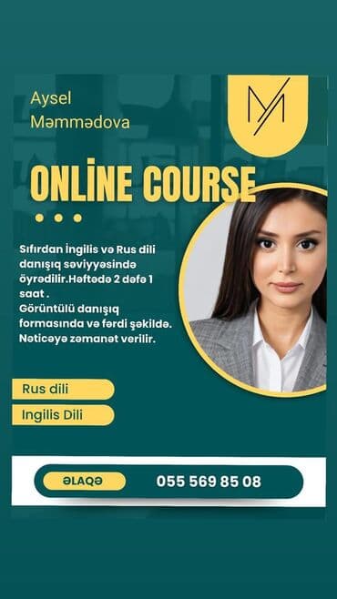 Repetitorlar: Xarici dil kursu, İngilis dili, Rus dili, Böyüklər üçün, Uşaqlar üçün, Danışıq klubu — 1