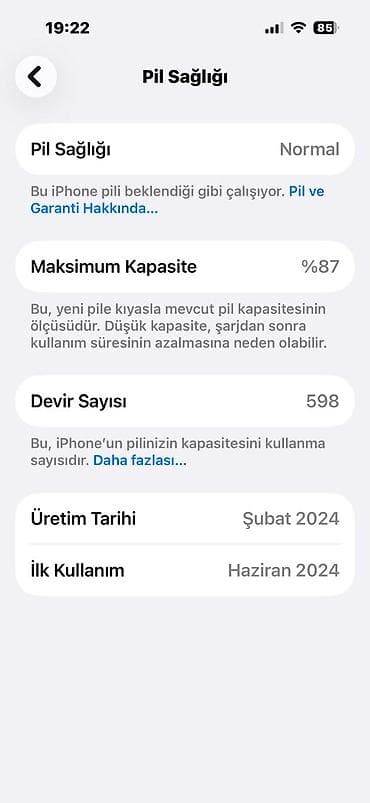 iphone 11 2ci el: IPhone 15, 128 GB, Mavi, Simsiz şarj — 6