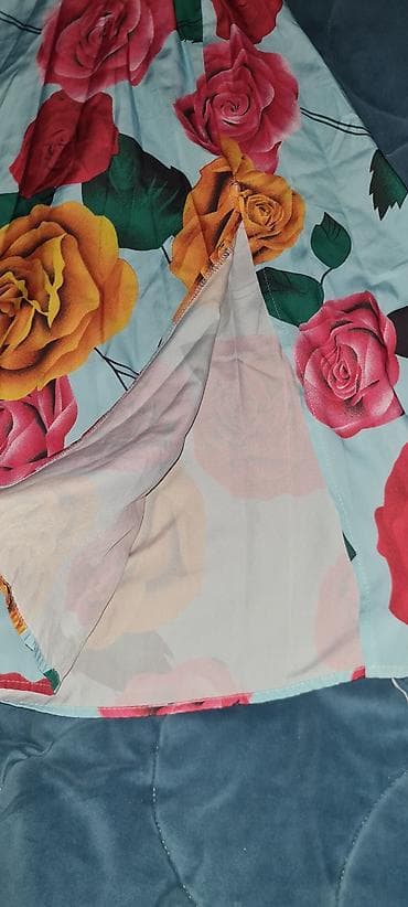 geyim desti: Gullu cicekli etek desti — 2