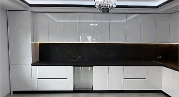 rels işıqlar: Sifarişlə mətbəx dəsti, Özü çəkən petlələr, Mat laminat — 3