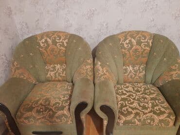 İşlənmiş, Kreslo-oturacaq, Parça, Kredit yoxdur, Çatdırılma yoxdur