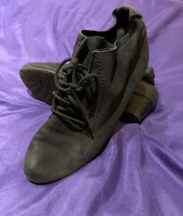 Qara rəngli bağlamalı rəqs/kabarə üslubunda ayaqqabı - Material