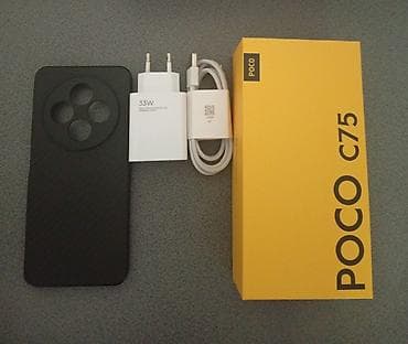 mini pc computer: Poco C75, 128 GB, rəng - Qara, Sensor — 9