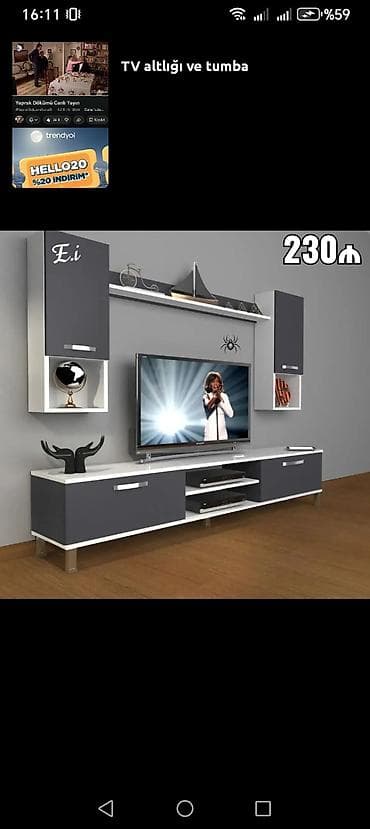Yeni, Düz TV altlığı, Polkalı