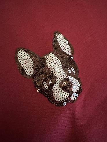 Koftalar, sviterlər: Uşaq üçün svitşot - Rəng: tünd zoğalı/bordo - Model: ön hissədə bir — 2