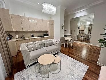 Mənzillər: İcarəyə verilir 2 otaqlı yeni tikili 50 m², Ağ şəhər q. Kateqoriya — 3