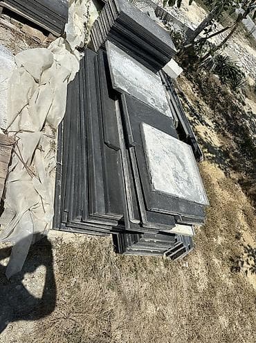cilalama: Mərmər qara (təbii qranit/başdaşı materialı) plitələri və profilli — 3