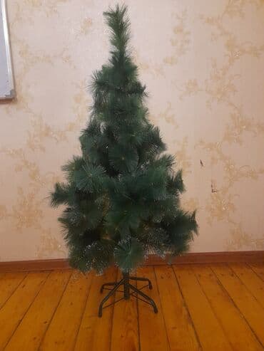 qar kureciyi: Süni Yeni il şam ağacı - Material: PVC/folqa tipli uzun iynəli — 3