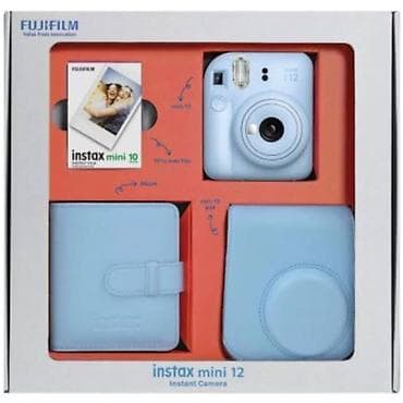 mini ats: Fujifilm Instax Mini 12 – ani fotoaparat dəstı (mavi) Dəstə daxildir — 1
