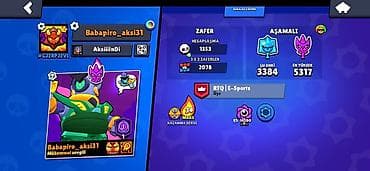 Xbox Series S: Brawl Stars oyunu üçün inkişaf etmiş hesab - Kupa sayı: 34 292 - — 5