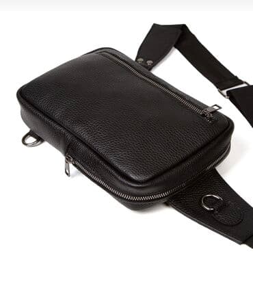 dəri kişi cantaları: Çiyin çantası, Yeni — 11