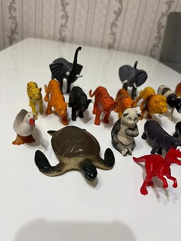 Oyuncaqlar: Uşaq oyuncaqları dəsti – heyvan fiqurları və qəhrəmanlar Məhsulun — 4