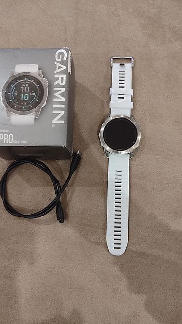 smart telecom: İşlənmiş, Smart saat, Garmin, Suya davamlı, rəng - Ağ — 3