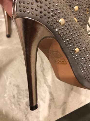 босоножки новые 36 размер: Размер: 37, цвет - Серый, Новый — 7