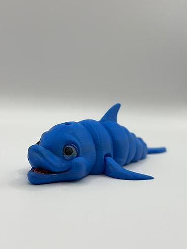 minecraft oyuncaq: Məhsul: 3D çap elastik delfin fiquru - Material: PLA plastik (3D çap) — 5