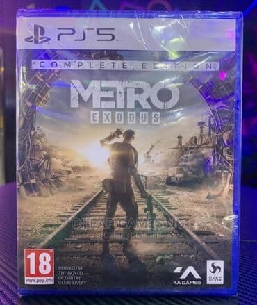 купить диски для ps5: PlayStation 5 metro exodus oyun diski. Tam bağlı upokovkada orginal — 1