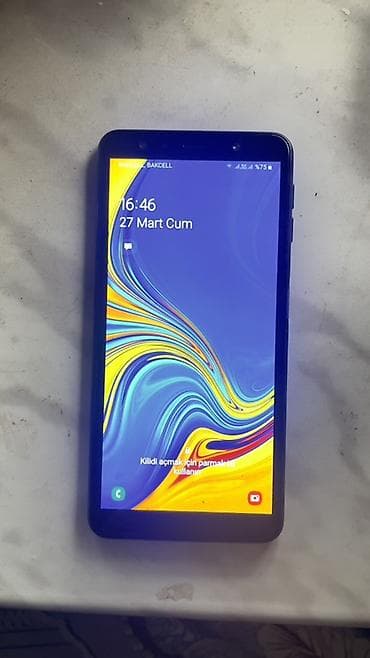 galaxy a53: Samsung Galaxy A7 2017, 64 GB, rəng - Mavi, Barmaq izi — 1